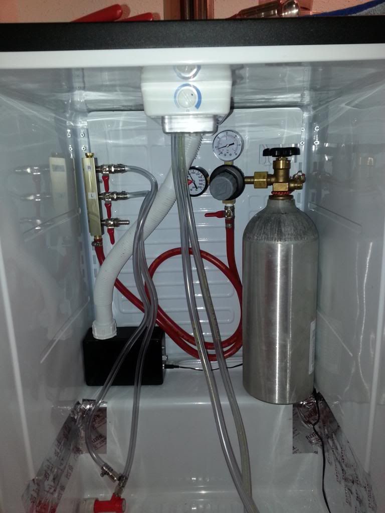 how to keep beer lines cold in a keg tower